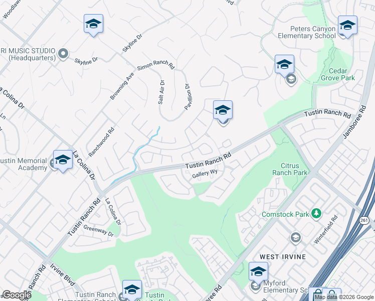 map of restaurants, bars, coffee shops, grocery stores, and more near 12091 Hermon Drive in Tustin