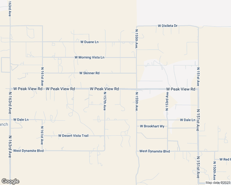 map of restaurants, bars, coffee shops, grocery stores, and more near 15639 West Peak View Road in Surprise
