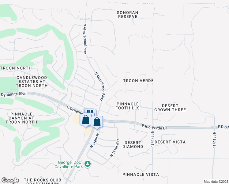 map of restaurants, bars, coffee shops, grocery stores, and more near 11156 East Dale Lane in Scottsdale