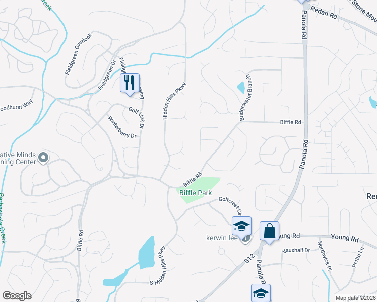 map of restaurants, bars, coffee shops, grocery stores, and more near 5235 Greenpoint Drive in Stone Mountain