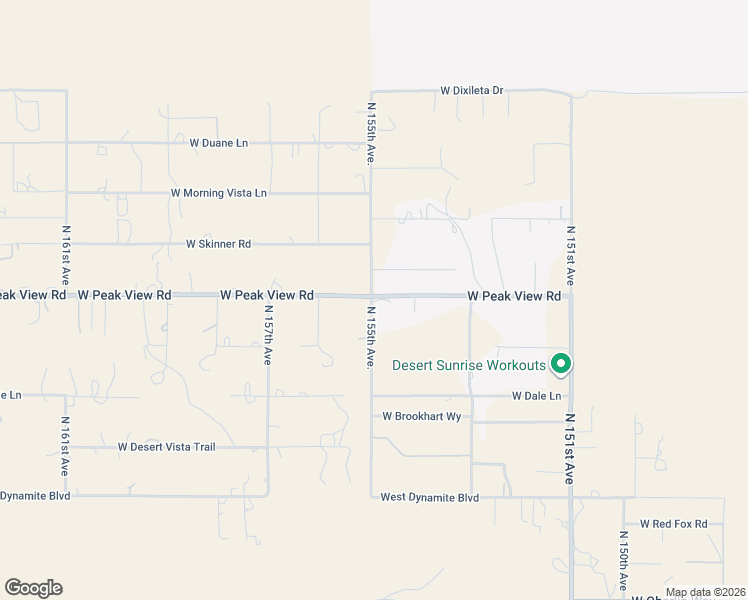 map of restaurants, bars, coffee shops, grocery stores, and more near 28609 North 155th Avenue in Surprise