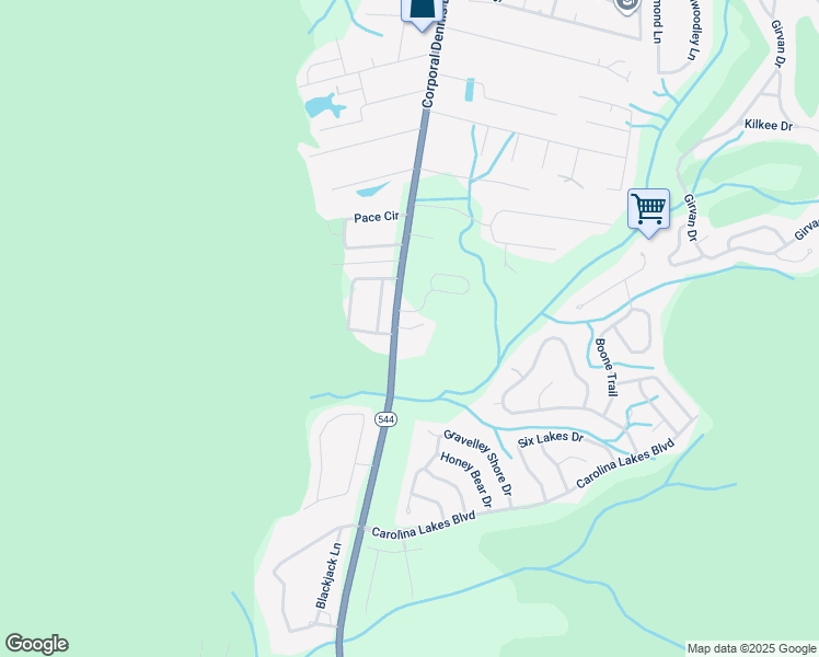 map of restaurants, bars, coffee shops, grocery stores, and more near Gully Court in Red Hill