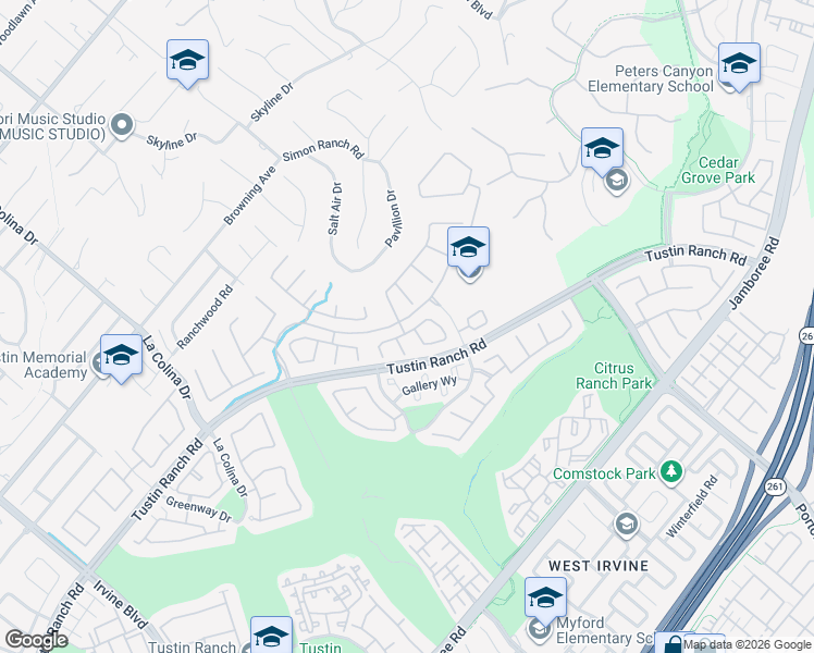 map of restaurants, bars, coffee shops, grocery stores, and more near 12091 Hermon Drive in Tustin