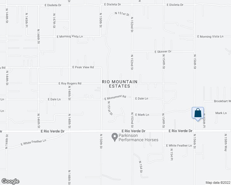 map of restaurants, bars, coffee shops, grocery stores, and more near 15118 East Monument Road in Scottsdale