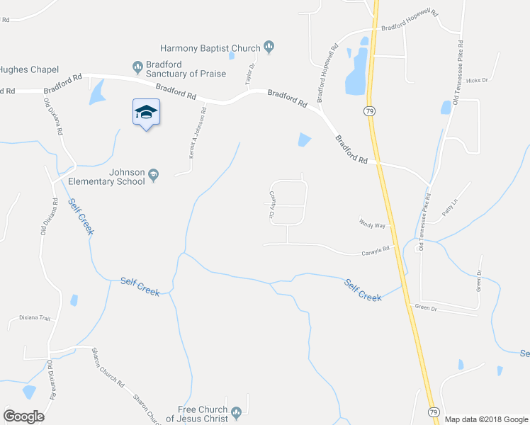 map of restaurants, bars, coffee shops, grocery stores, and more near 8400 Country Circle in Pinson