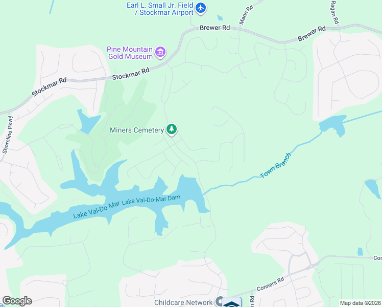 map of restaurants, bars, coffee shops, grocery stores, and more near 1001 Southwood Drive in Villa Rica