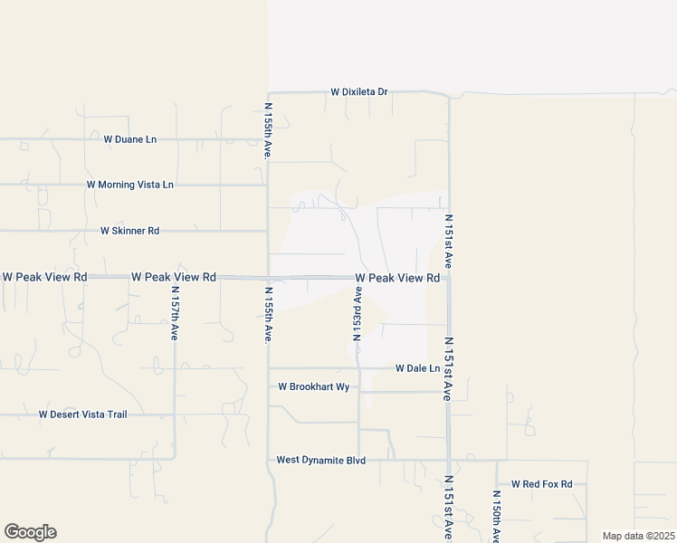 map of restaurants, bars, coffee shops, grocery stores, and more near 15333 West Peak View Road in Surprise