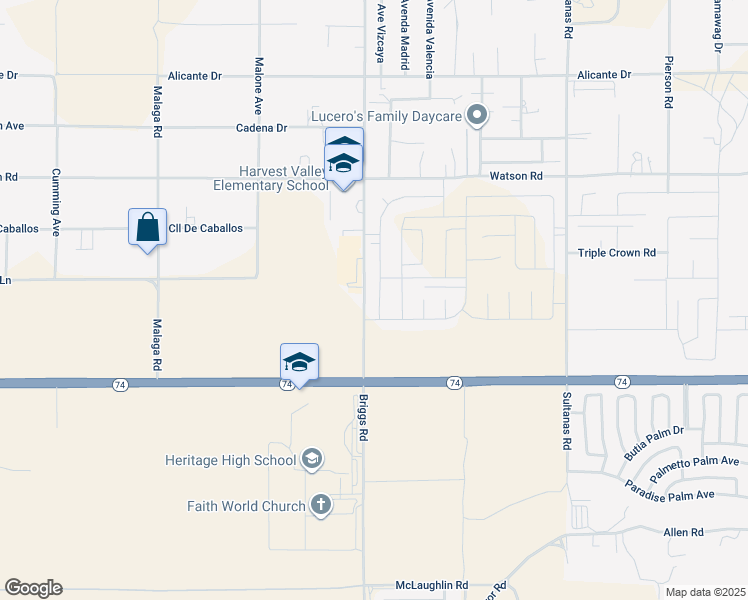map of restaurants, bars, coffee shops, grocery stores, and more near 25875 Sedona Lane in Homeland