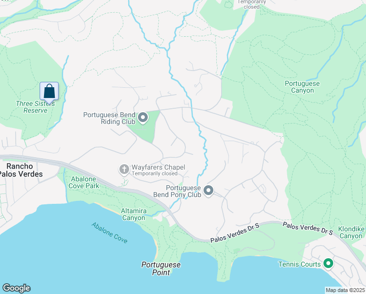 map of restaurants, bars, coffee shops, grocery stores, and more near 7 Cinnamon Lane in Rancho Palos Verdes