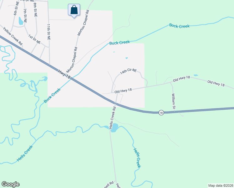 map of restaurants, bars, coffee shops, grocery stores, and more near 11457 Hells Creek Road in Vernon