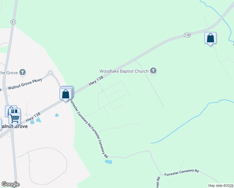 map of restaurants, bars, coffee shops, grocery stores, and more near 73 Cowpen Court in Covington