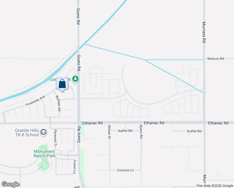 map of restaurants, bars, coffee shops, grocery stores, and more near 3150 Case Road in Perris
