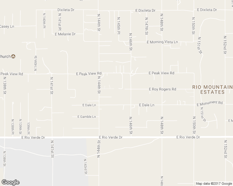 map of restaurants, bars, coffee shops, grocery stores, and more near 14516 East Roy Rogers Road in Scottsdale