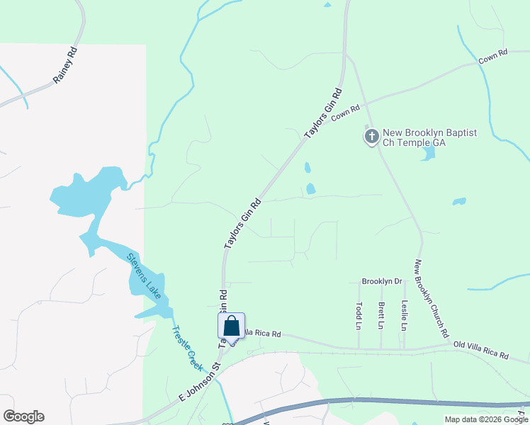 map of restaurants, bars, coffee shops, grocery stores, and more near 230 North Willow Court in Temple