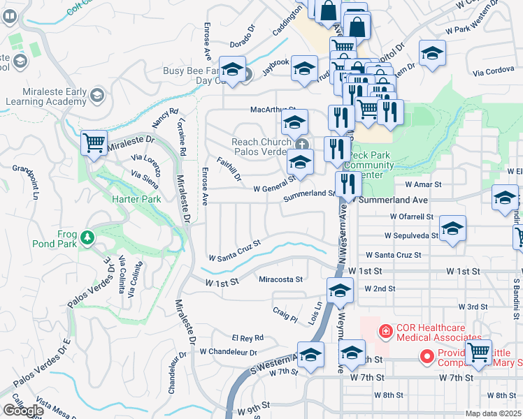 map of restaurants, bars, coffee shops, grocery stores, and more near 315 North Wycliff Avenue in Los Angeles