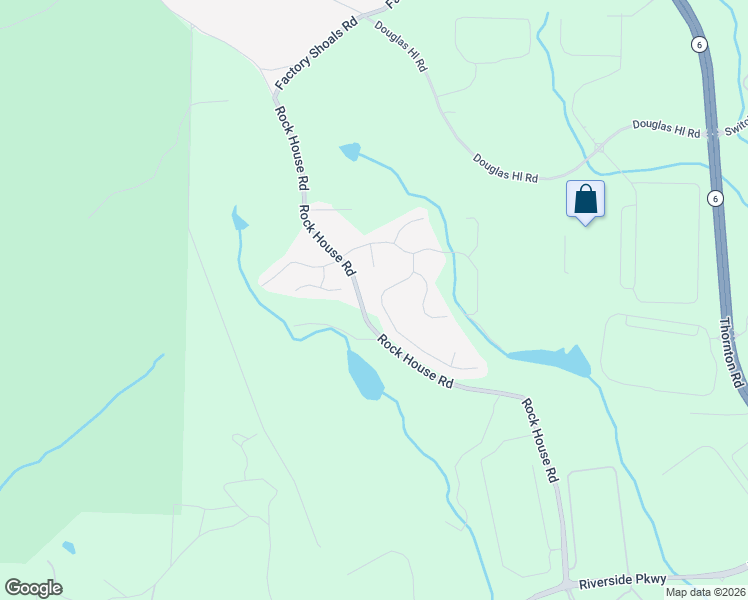 map of restaurants, bars, coffee shops, grocery stores, and more near 2090 Valley Creek Drive in Lithia Springs