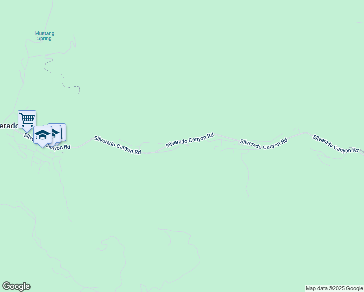map of restaurants, bars, coffee shops, grocery stores, and more near 28971 Olive Drive in Silverado