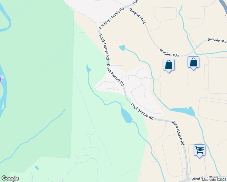 map of restaurants, bars, coffee shops, grocery stores, and more near 985 Forest Knoll Court in Lithia Springs