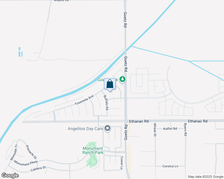 map of restaurants, bars, coffee shops, grocery stores, and more near 3377 Cabrillo Court in Perris