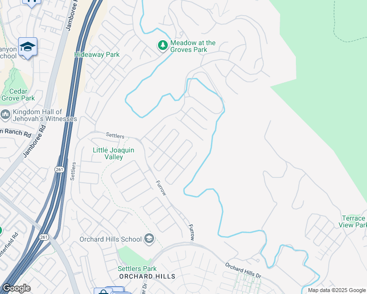 map of restaurants, bars, coffee shops, grocery stores, and more near 210 Coal Mine in Irvine