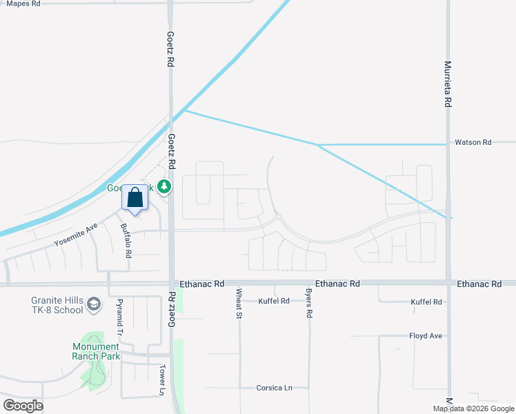 map of restaurants, bars, coffee shops, grocery stores, and more near 2362 Lionheart Drive in Perris