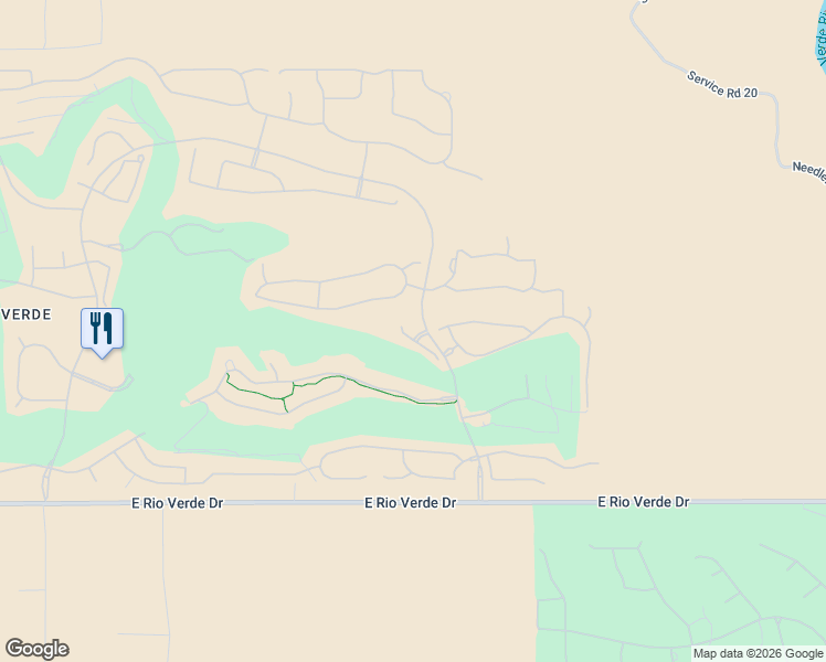 map of restaurants, bars, coffee shops, grocery stores, and more near 28794 n sandal court in Rio Verde