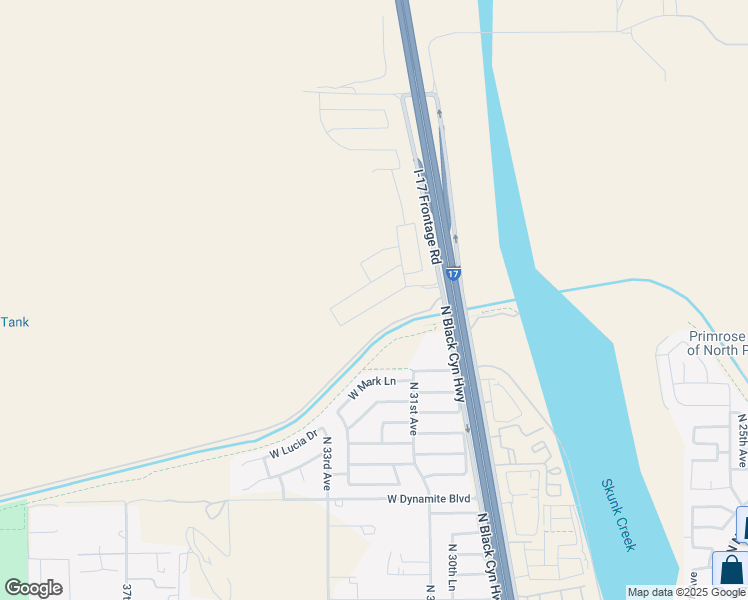 map of restaurants, bars, coffee shops, grocery stores, and more near Central Arizona Project Csr in Phoenix