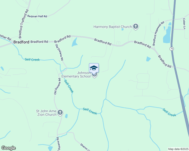 map of restaurants, bars, coffee shops, grocery stores, and more near 8300 Kermit Johnson Road in Pinson