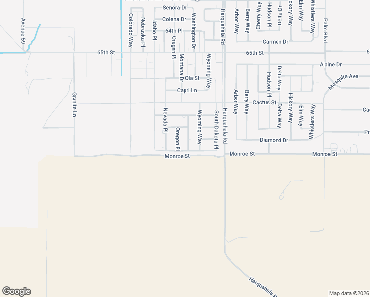 map of restaurants, bars, coffee shops, grocery stores, and more near Nevada Place in Salome