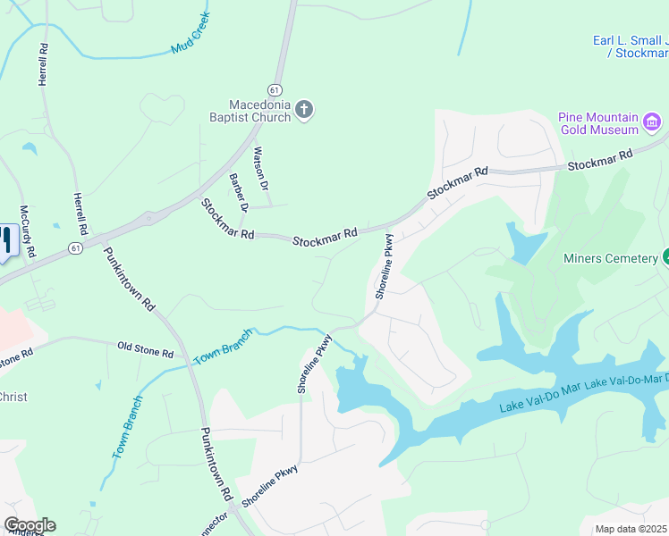 map of restaurants, bars, coffee shops, grocery stores, and more near 10074 Harmon Springs Drive in Villa Rica