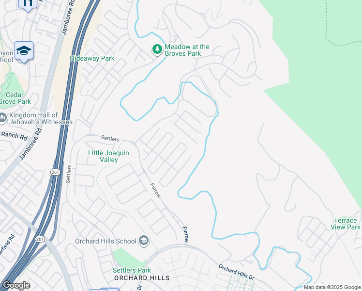 map of restaurants, bars, coffee shops, grocery stores, and more near 121 Bozeman in Irvine