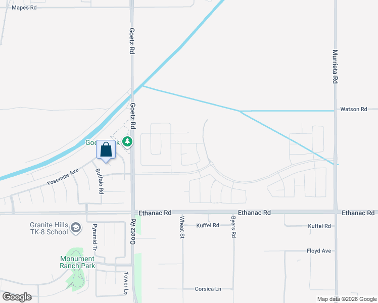 map of restaurants, bars, coffee shops, grocery stores, and more near 360 Axe Bay Cove in Perris
