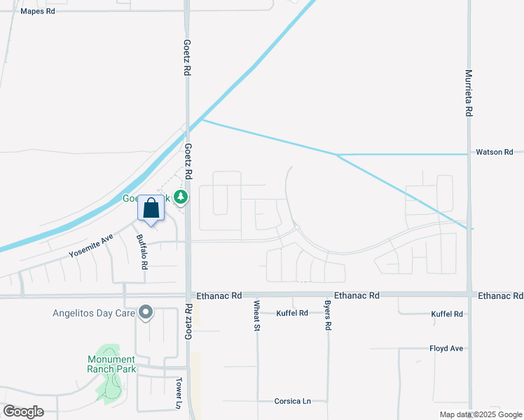 map of restaurants, bars, coffee shops, grocery stores, and more near 354 Axe Bay Cove in Perris