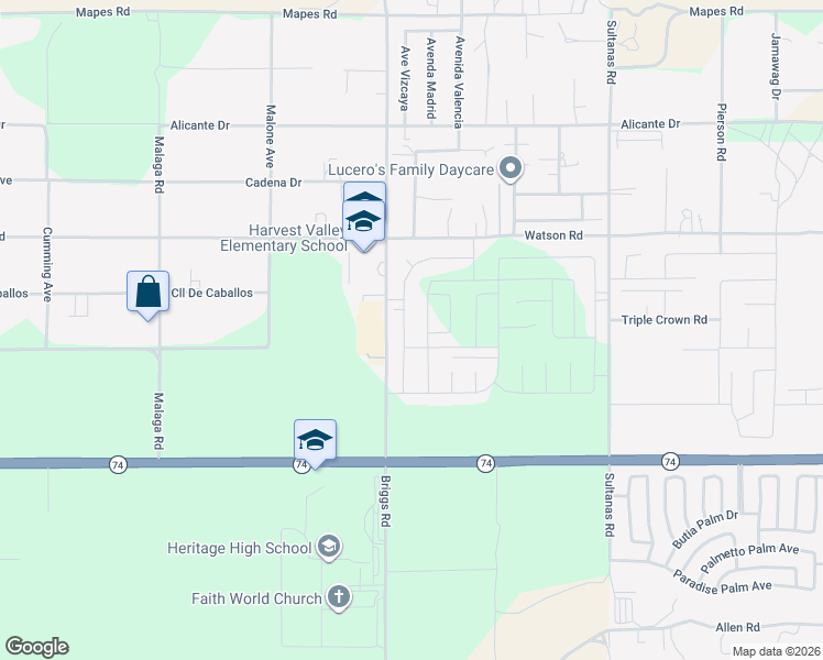 map of restaurants, bars, coffee shops, grocery stores, and more near 25660 Sedona Lane in Homeland