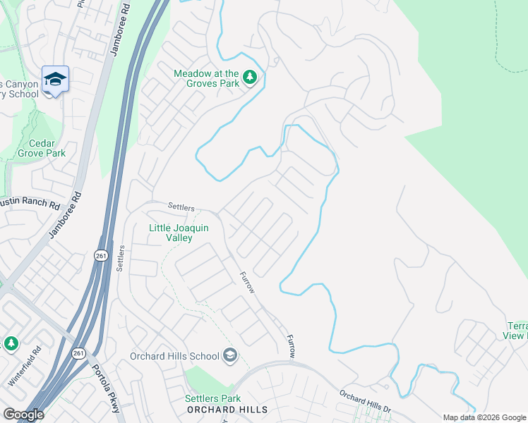 map of restaurants, bars, coffee shops, grocery stores, and more near 139 Jayhawk in Irvine