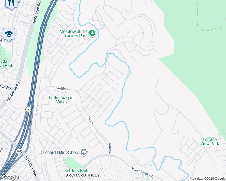 map of restaurants, bars, coffee shops, grocery stores, and more near 108 Salt Spring in Irvine