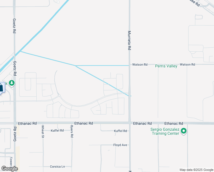map of restaurants, bars, coffee shops, grocery stores, and more near 413 Calla Lily Court in Perris