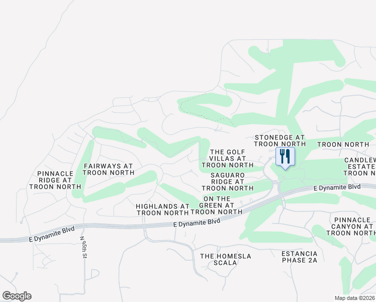 map of restaurants, bars, coffee shops, grocery stores, and more near 9920 East Quarry Trail in Scottsdale