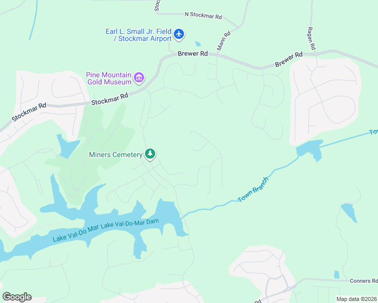 map of restaurants, bars, coffee shops, grocery stores, and more near 3034 Golf Creek in Villa Rica