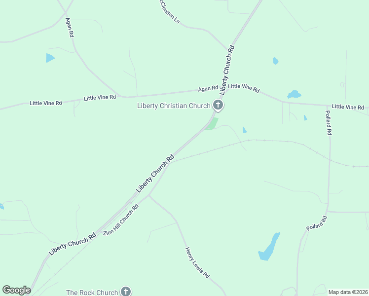 map of restaurants, bars, coffee shops, grocery stores, and more near 1649 Liberty Church Road in Bremen