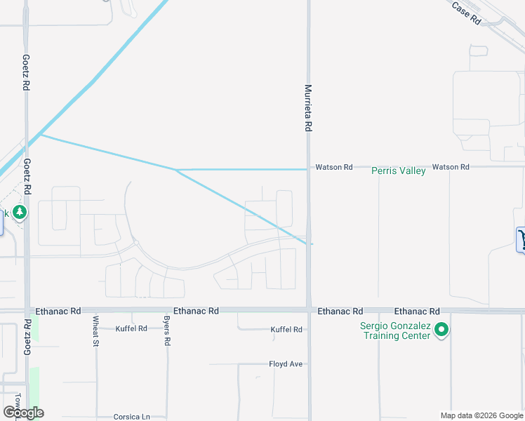 map of restaurants, bars, coffee shops, grocery stores, and more near 422 Calla Lily Court in Perris