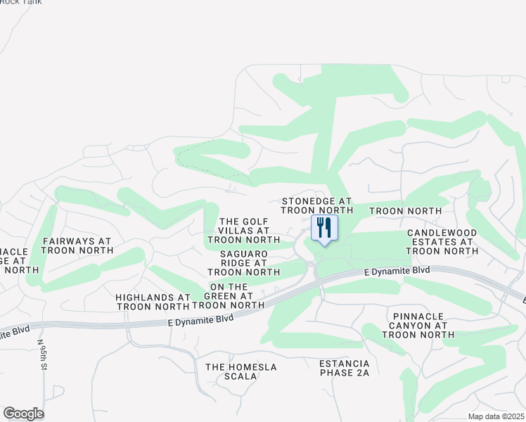 map of restaurants, bars, coffee shops, grocery stores, and more near 10070 Balancing Rock Road in Scottsdale
