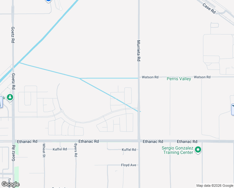 map of restaurants, bars, coffee shops, grocery stores, and more near 409 Blue Star Lane in Perris