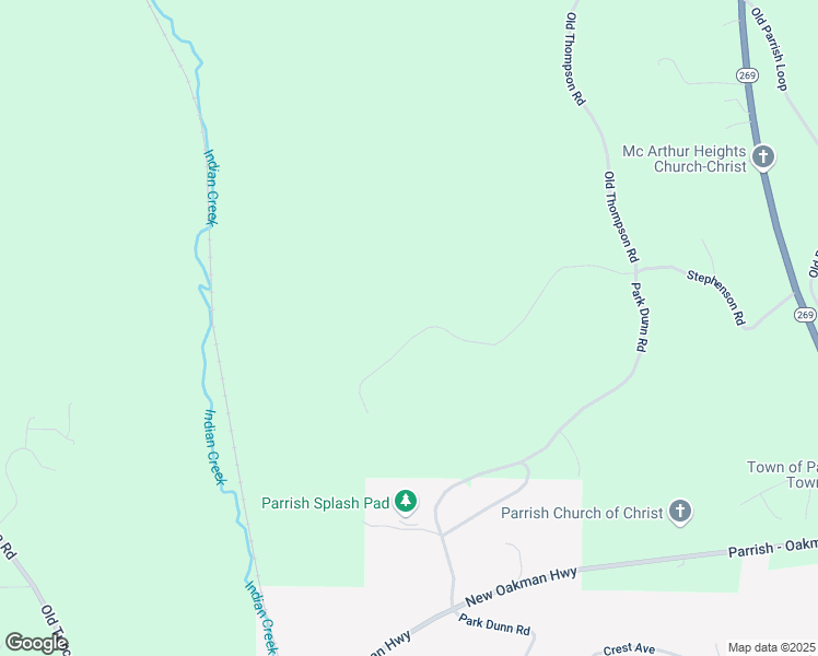 map of restaurants, bars, coffee shops, grocery stores, and more near 601-1299 Stephenson Road in Parrish