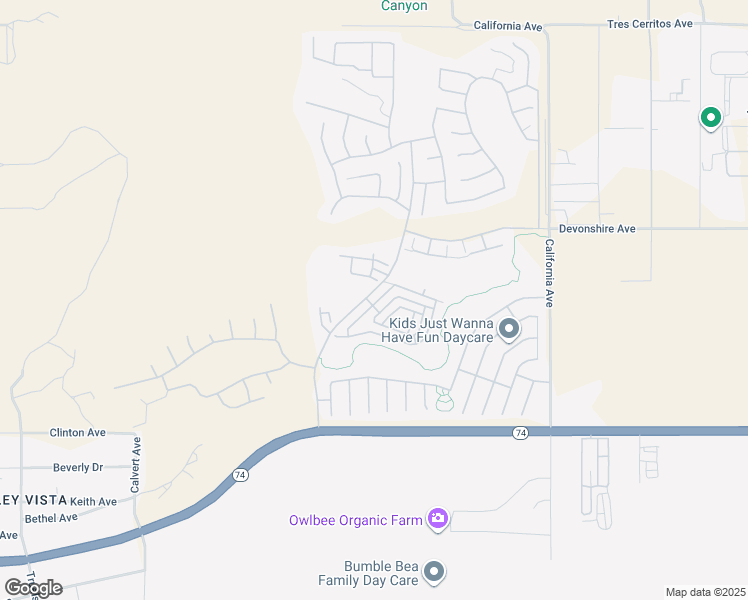 map of restaurants, bars, coffee shops, grocery stores, and more near 248 4 Seasons Boulevard in Hemet