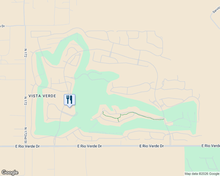 map of restaurants, bars, coffee shops, grocery stores, and more near 17768 East Veit Springs Drive in Scottsdale
