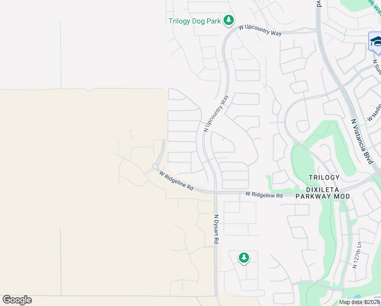 map of restaurants, bars, coffee shops, grocery stores, and more near 29283 North Sorrento Drive in Peoria