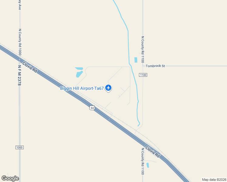 map of restaurants, bars, coffee shops, grocery stores, and more near Biggin Hill Circle in Shallowater