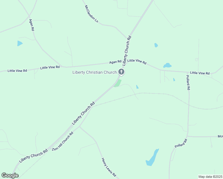 map of restaurants, bars, coffee shops, grocery stores, and more near 1649 Liberty Church Road in Bremen