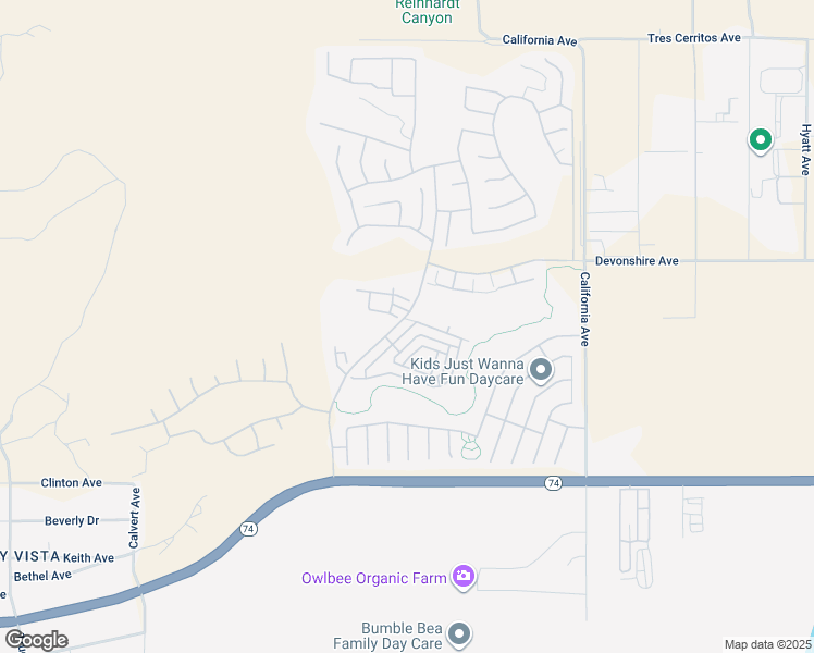 map of restaurants, bars, coffee shops, grocery stores, and more near 268 4 Seasons Boulevard in Hemet